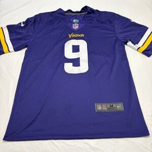 Nike Minnesota Vikings On Field JJ McCarthy #9 Purple Jersey Mens Medium